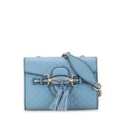 Gucci Vintage Pre-owned Laeder gucci-vskor Blue, Dam