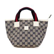 Gucci Vintage Pre-owned Canvas handvskor Gray, Dam