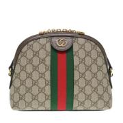 Gucci Vintage Pre-owned Canvas gucci-vskor Beige, Dam