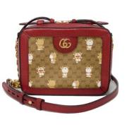 Gucci Vintage Pre-owned Canvas gucci-vskor Brown, Dam