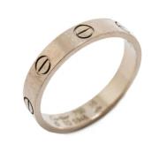 Cartier Vintage Pre-owned Vitt guld ringar White, Herr