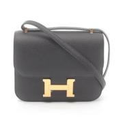 Hermès Vintage Pre-owned Laeder axelremsvskor Black, Dam