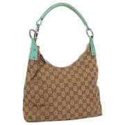 Gucci Vintage Pre-owned Canvas gucci-vskor Beige, Dam