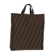 Fendi Vintage Pre-owned Canvas fendi-vskor Brown, Dam