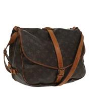 Louis Vuitton Vintage Pre-owned Canvas louis-vuitton-vskor Brown, Dam