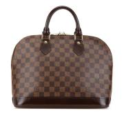 Louis Vuitton Vintage Pre-owned Canvas handvskor Brown, Dam