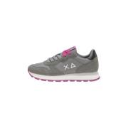 Sun68 Ally Solid Nylon Sneakers för kvinnor Gray, Dam