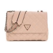 Guess Ljus Beige Spark Micro Mini Axelväska Beige, Dam