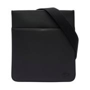 Lacoste Klassisk Dragkedja Crossbody Väska Black, Dam