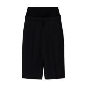 Alaïa Veckade shorts Black, Dam