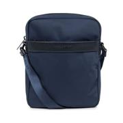 Lancaster Cross Body Bags Blue, Unisex