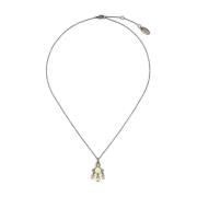 Vivienne Westwood Mörkgrå Hummerklo Hänge Halsband Gray, Unisex