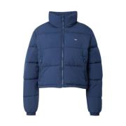 Tommy Jeans Kort Pufferjacka Blue, Dam