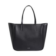 Calvin Klein Svart Medium Shopper Handväska Black, Dam