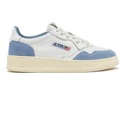 Autry Vita Lädersneakers Vintage Stil Blue, Dam