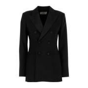 Ami Paris Klassisk Svart Ull Blazer Black, Dam