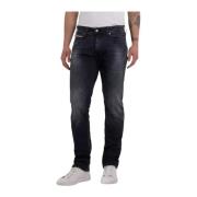 Replay Slim-fit Denim Jeans Gray, Herr