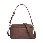 Calvin Klein Brun Crossbody Kameraväska Brown, Dam