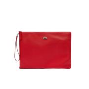 Lacoste Röd Hög Koncept Clutch Red, Dam