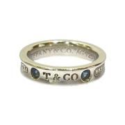 Tiffany & Co. Pre-owned Pre-owned Silver ringar Gray, Dam