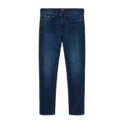 GAS Mörk Destroy Denim Slim-fit Jeans Blue, Herr