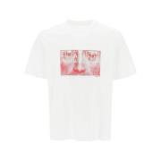 Oamc Stickad Off White T-shirt Beige, Herr