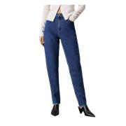 Calvin Klein Jeans Slim-fit Denim Byxor Blue, Dam