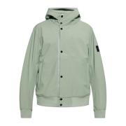 Stone Island Jacka Lätt Soft Shell-R Green, Herr