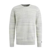 Cast Iron Crewneck Pullover Sweater Gray, Herr