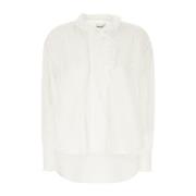 Isabel Marant Étoile Stilren Top för Trendy Looks White, Dam