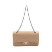 Chanel Vintage Pre-owned Bomull chanel-vskor Beige, Dam