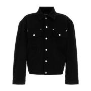 Dsquared2 Stretch Svart Denimjacka Black, Herr