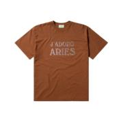 Aries Diamante Kortärmad T-shirt Brown, Herr