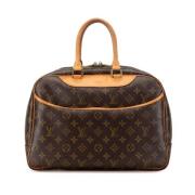 Louis Vuitton Vintage Pre-owned Canvas handvskor Brown, Dam