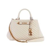 Guess Hobo Väska Beige White, Dam