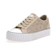 Guess Urbana Logo Sneakers Fl6Ntnfal12 4G Beige, Dam