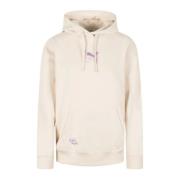 Puma Stiliga Hoodies för en trendig look Beige, Dam