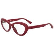 Moschino Mode Glasögonbåge Red, Unisex