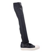 Rick Owens Höga Toppsneakers Black, Dam