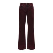 Alexander McQueen Jeans med logotyp Red, Dam