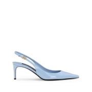 Dolce & Gabbana Elegant Slingback Pumps Blue, Dam