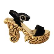 Dolce & Gabbana High Heel Sandals Black, Dam