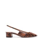 Aquazzura Eleganta Högklackade Pumpskor Brown, Dam