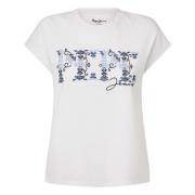 Pepe Jeans Nolly T-shirt White, Dam