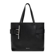 Alexander McQueen Väska T-Bar Sling Black, Dam