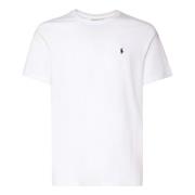 Ralph Lauren Vit Bomull Logo T-shirt White, Herr