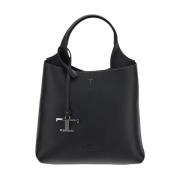 Tod's Läder Mini Väska Black, Dam