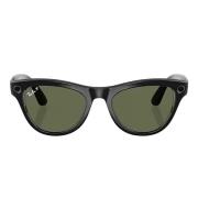 Ray-Ban Meta Skyler Polariserade Smartglasögon Black, Unisex