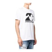 Dsquared2 Stilig T-shirt för män White, Herr