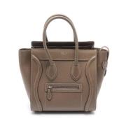 Celine Vintage Pre-owned Laeder totevskor Brown, Dam